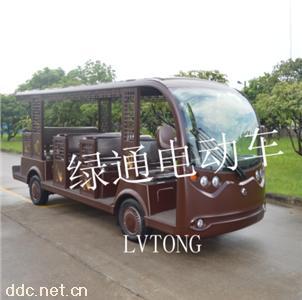  十四人座电动仿古车景区观光车